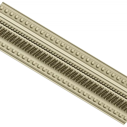 Классический багет с орнаментом - 3D модель STL для ЧПУ