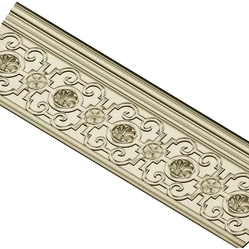 Розеттный бордюр - stl модель для ЧПУ, декоративный багет для фрезера