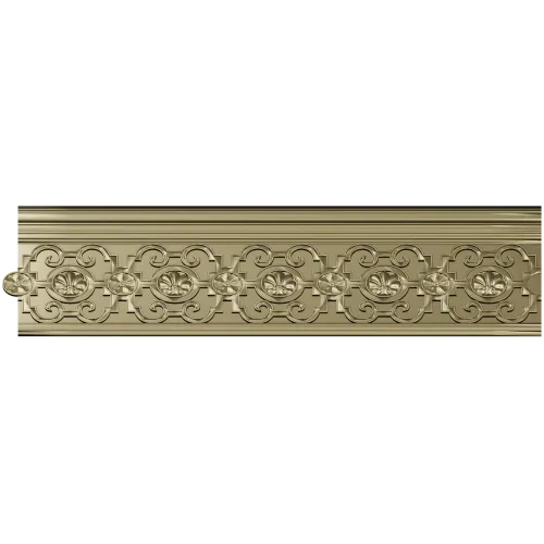 Розеттный бордюр - stl модель для ЧПУ, декоративный багет для фрезера