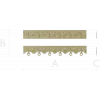 Ornamental Ringed Baguette - STL 3D model for CNC