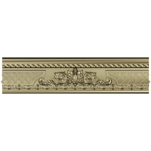 Rosa Aurea Frieze - ornate baguette STL model for CNC