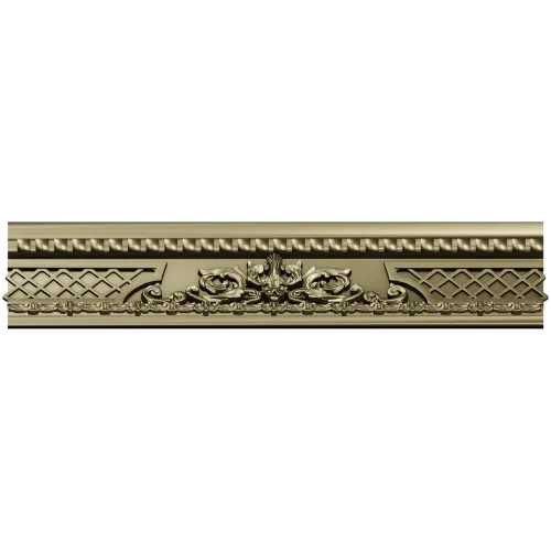 Rosa Aurea Frieze - ornate baguette STL model for CNC
