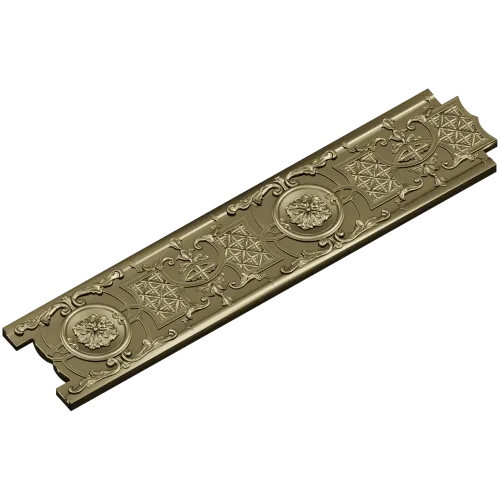 Ornate Rosette Baguette STL for CNC router