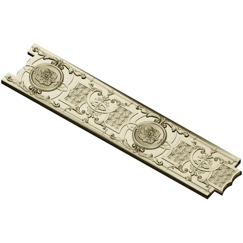 Ornate Rosette Baguette STL for CNC router