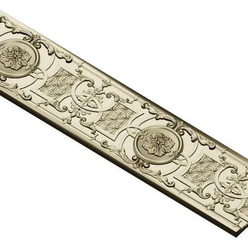 Ornate Rosette Baguette STL for CNC router