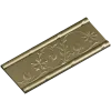 Floral Scroll Baguette - STL 3D model for CNC