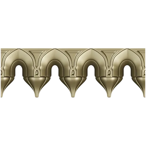 Багет "Арочные навершия" - 3D модель STL для ЧПУ