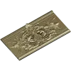 Ornate Acanthus Baguette STL 3D Model for CNC