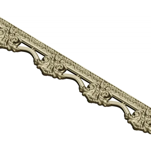 Rococo Floral Baguette STL for CNC