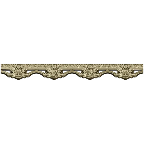 Rococo Floral Baguette STL for CNC