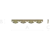 Rococo Floral Baguette STL for CNC