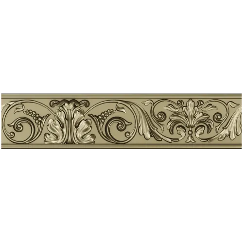Ornamental Acanthus Baguette STL for CNC