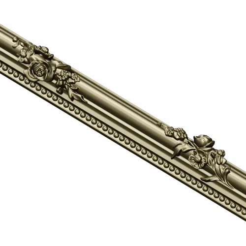 Багет с розами - высокодетализированная 3D модель STL для ЧПУ