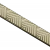 Chevron baguette - decorative 3D STL model for CNC routing