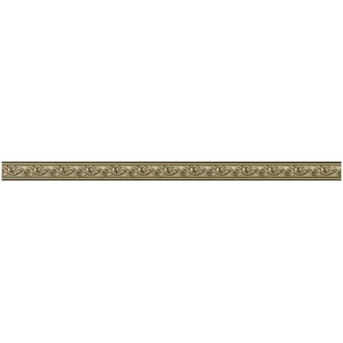 Narrow Floral Baguette STL for CNC