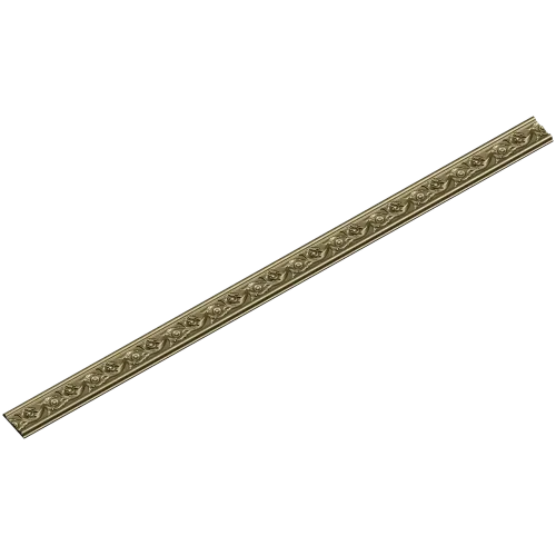 Narrow Floral Baguette STL for CNC