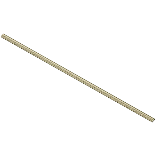 Slim Baguette Decorative Trim STL for CNC