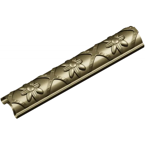 Daisy Arc Baguette - STL 3D model for CNC carving
