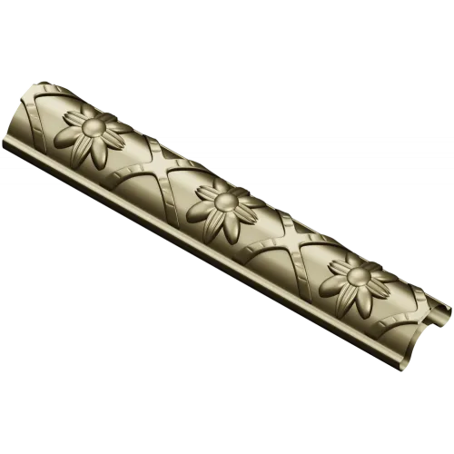 Daisy Arc Baguette - STL 3D model for CNC carving