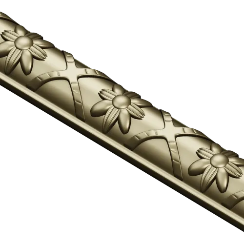 Daisy Arc Baguette - STL 3D model for CNC carving