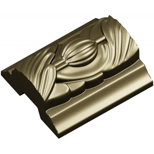 Classical Seedpod Baguette STL for CNC