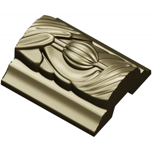 Classical Seedpod Baguette STL for CNC