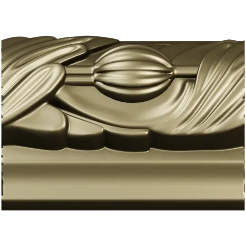 Classical Seedpod Baguette STL for CNC