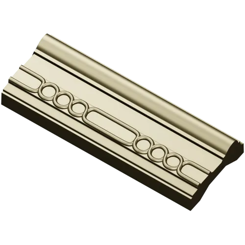 Багетный профиль с овальными медальонами - STL 3D модель для ЧПУ