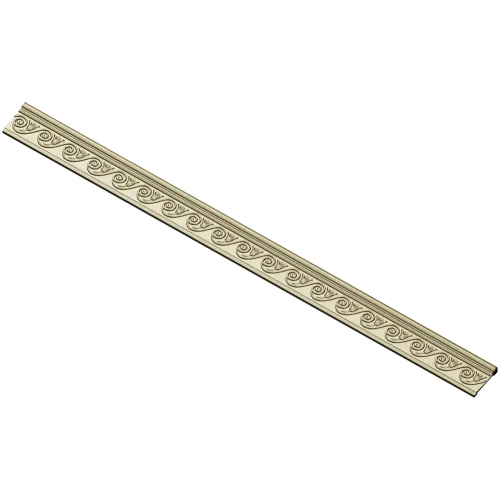 Classic Scroll Baguette - STL 3D model for CNC