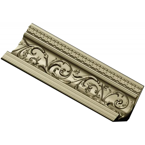 Багет "Вензель Барокко" - 3D модель STL для ЧПУ