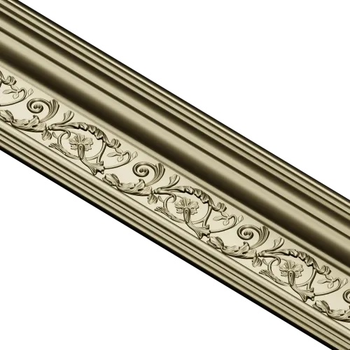 Классический багет с растительным орнаментом - STL для ЧПУ