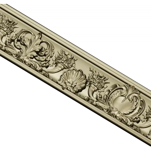 Baroque Acanthus Baguette STL for CNC
