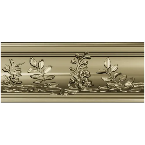 Багет с растительным рельефом - 3D модель STL для ЧПУ