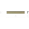 Square-Bead Frame Baguette STL for CNC