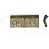 Багетная 3D модель стуктурная "Пальметта" - stl для ЧПУ