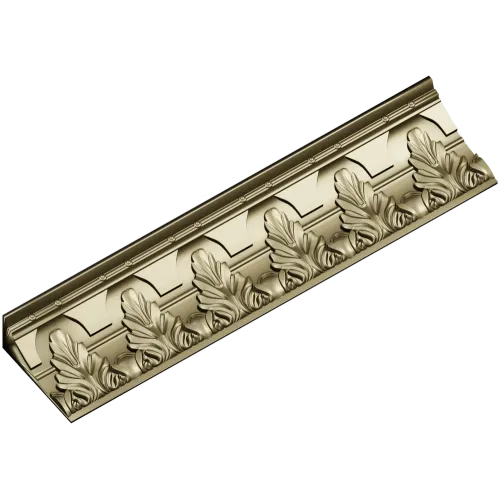 Акантовый декоративный багет - 3D модель STL для ЧПУ