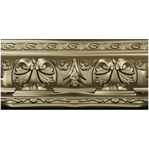 Ornate Acanthus Baguette STL for CNC