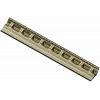 Classical Dentil Baguette - STL 3D model for CNC