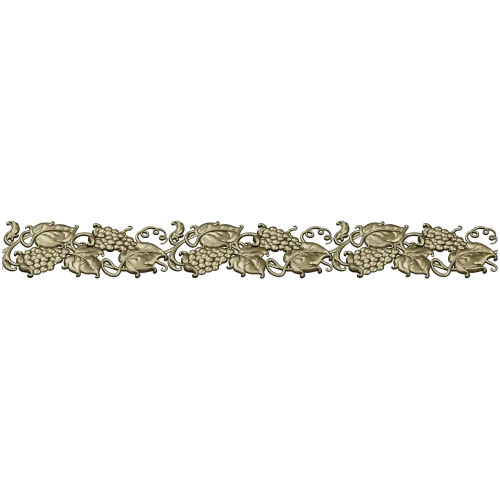 Grapevine Baguette STL - Decorative 3D Model for CNC