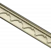Classic Arch Baguette STL for CNC