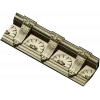 Багет с раковинным орнаментом - 3D модель STL для ЧПУ