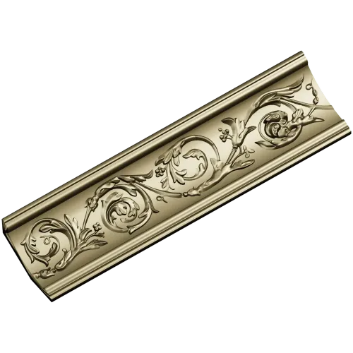 Acanthus Scroll Molding STL for CNC