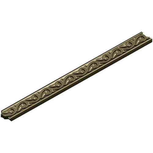 Багет с растительным вензелем - 3D модель STL для ЧПУ