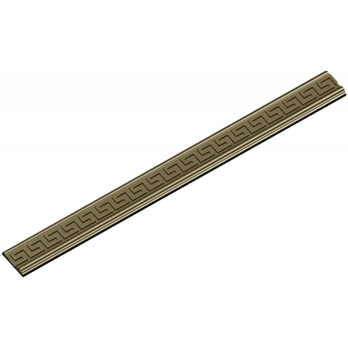 Greek Key Baguette STL for CNC