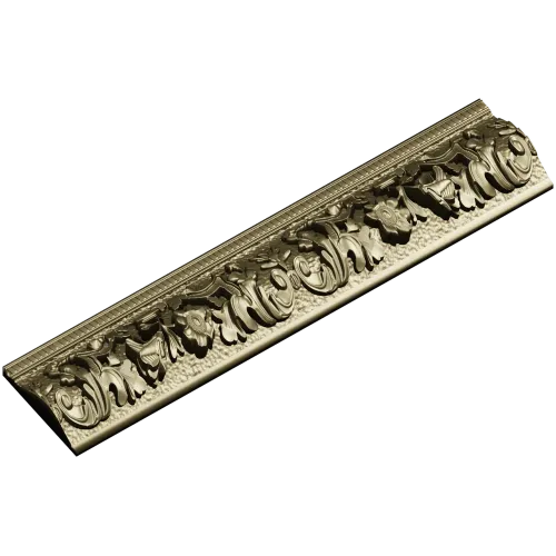 Багет "Викторианская роза" - 3D модель STL для ЧПУ