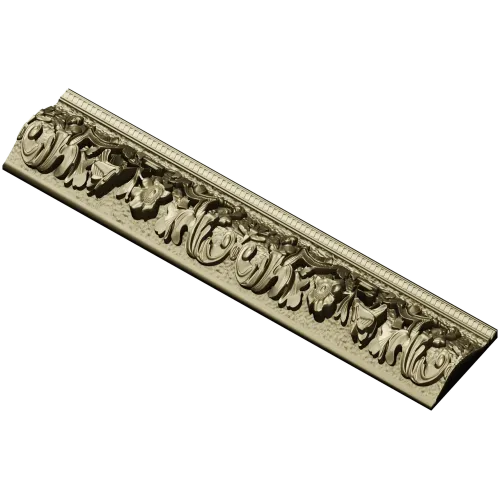 Багет "Викторианская роза" - 3D модель STL для ЧПУ