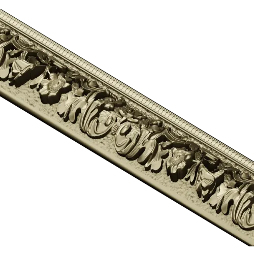 Багет "Викторианская роза" - 3D модель STL для ЧПУ