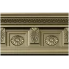Классический резной багет с розетками - STL модель для ЧПУ