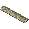 Ornate Fleuron Scroll Baguette - STL 3D model for CNC milling