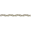 Ornamental Baguette 3D Model STL - Scroll Trim for CNC